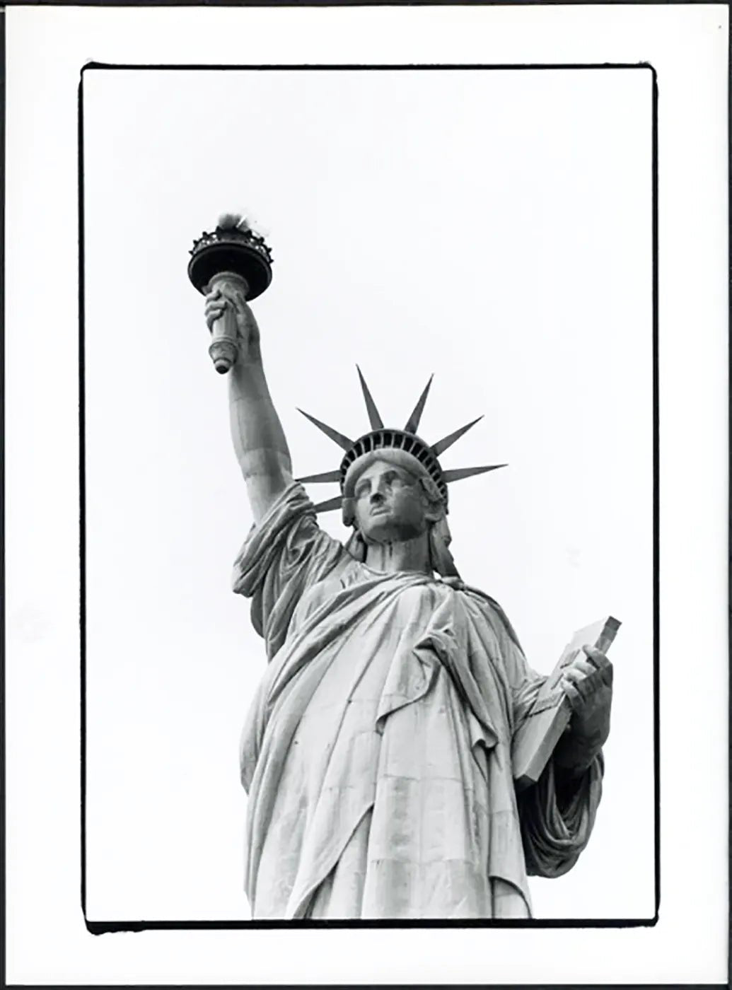 Statua della Libertà a New York anni 90 Ft 37953 - Stampa 24x18 cm - Farabola Stampa ai sali d'argento