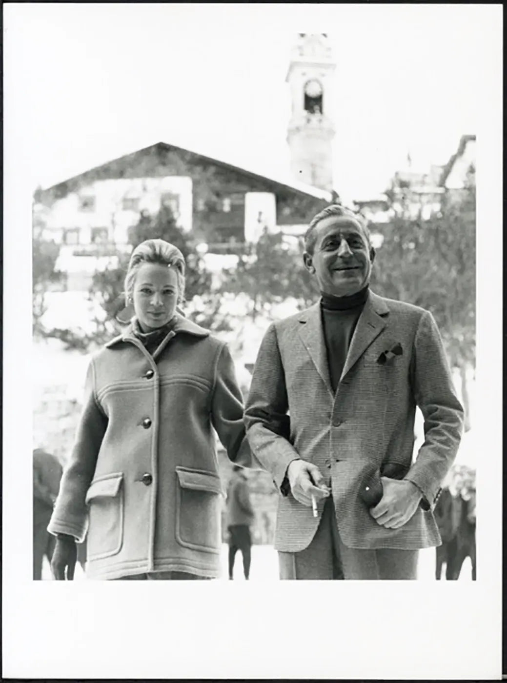 Stavros Niarcos a Sankt Moritz 1965 Ft 37449 - Stampa 24x18 cm - Farabola Stampa ai sali d'argento