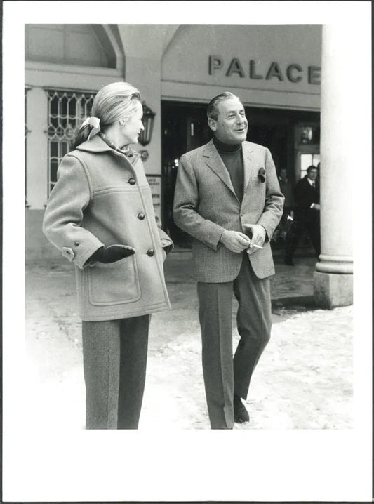 Stavros Niarcos con Charlotte Ford 1965 Ft 37436 - Stampa 24x18 cm - Farabola Stampa ai sali d'argento