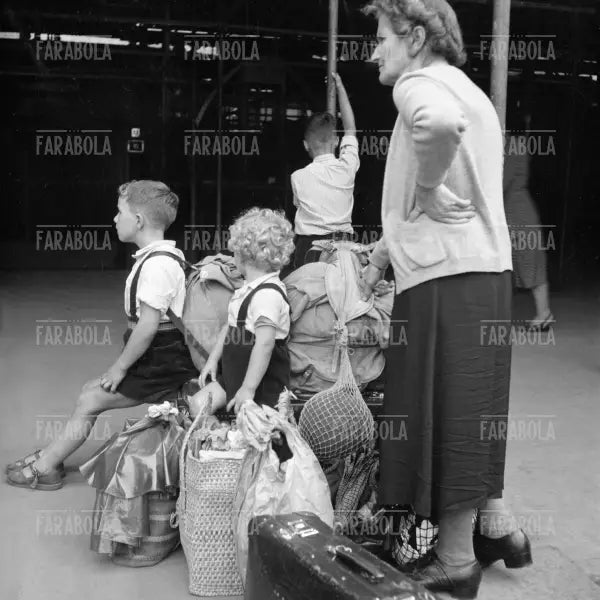 Stazione Centrale a Milano, 1948 - Farabola Immagine digitale