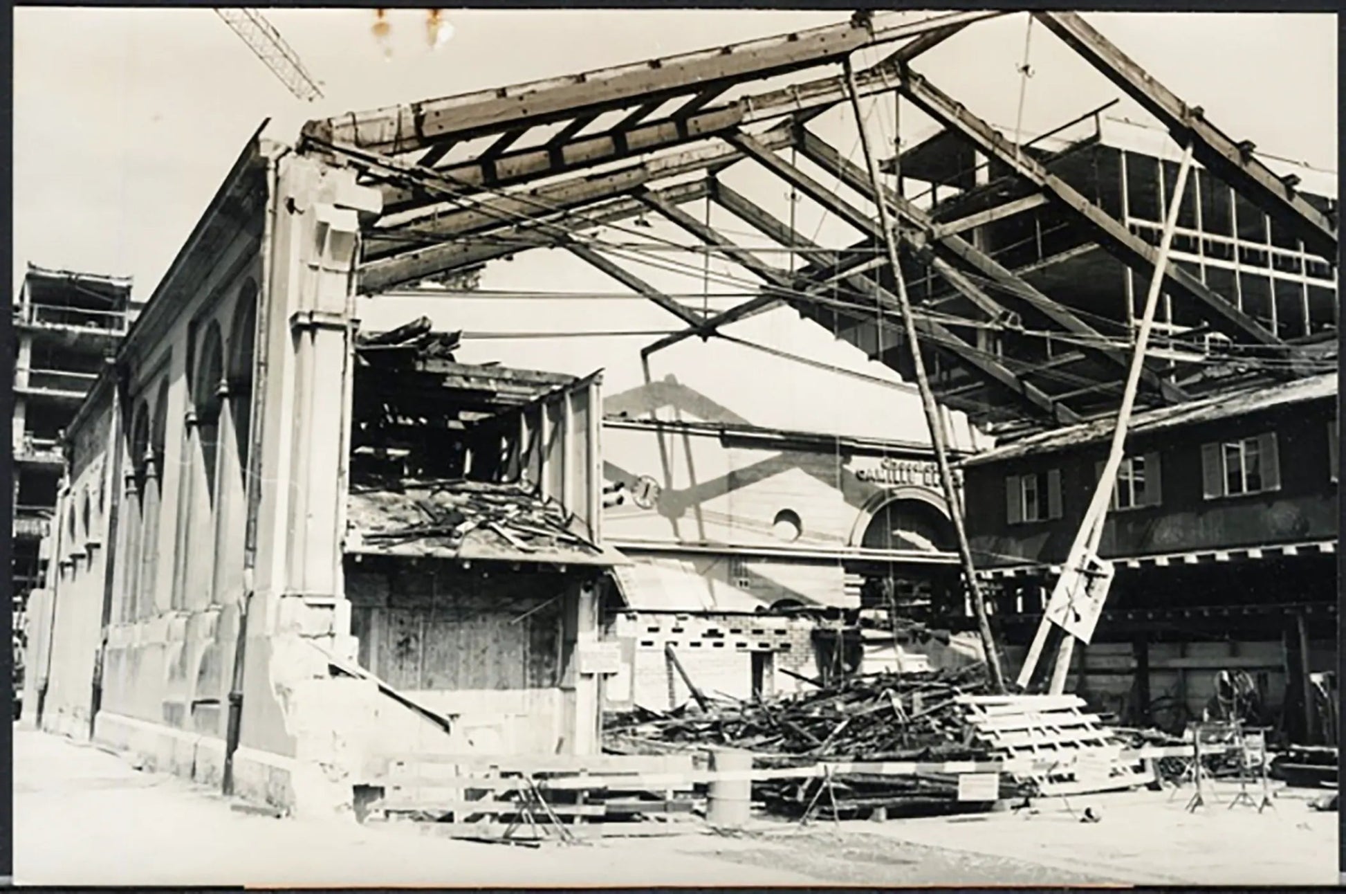 Stazione di Berna in chiusura 1971 Ft 5215 - Stampa 18x13 cm - Farabola Stampa ai sali d'argento
