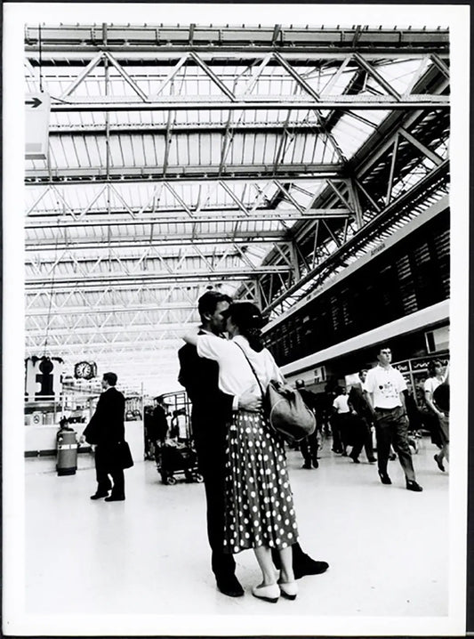 Stazione di Waterloo Londra anni 90 Ft 38052 - Stampa 24x18 cm - Farabola Stampa ai sali d'argento