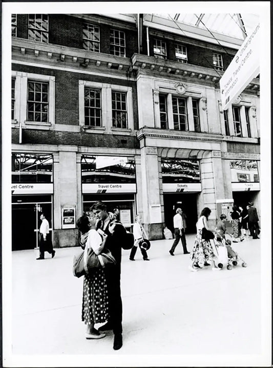 Stazione di Waterloo Londra anni 90 Ft 38061 - Stampa 24x18 cm - Farabola Stampa ai sali d'argento
