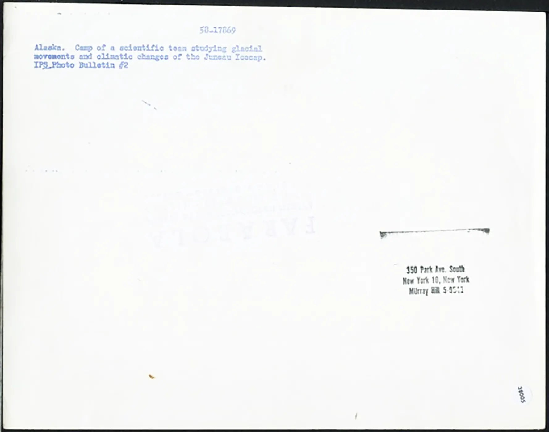 Stazione scientifica in Alaska anni 60 Ft 38005 - Stampa 20x25 cm - Farabola Stampa ai sali d'argento