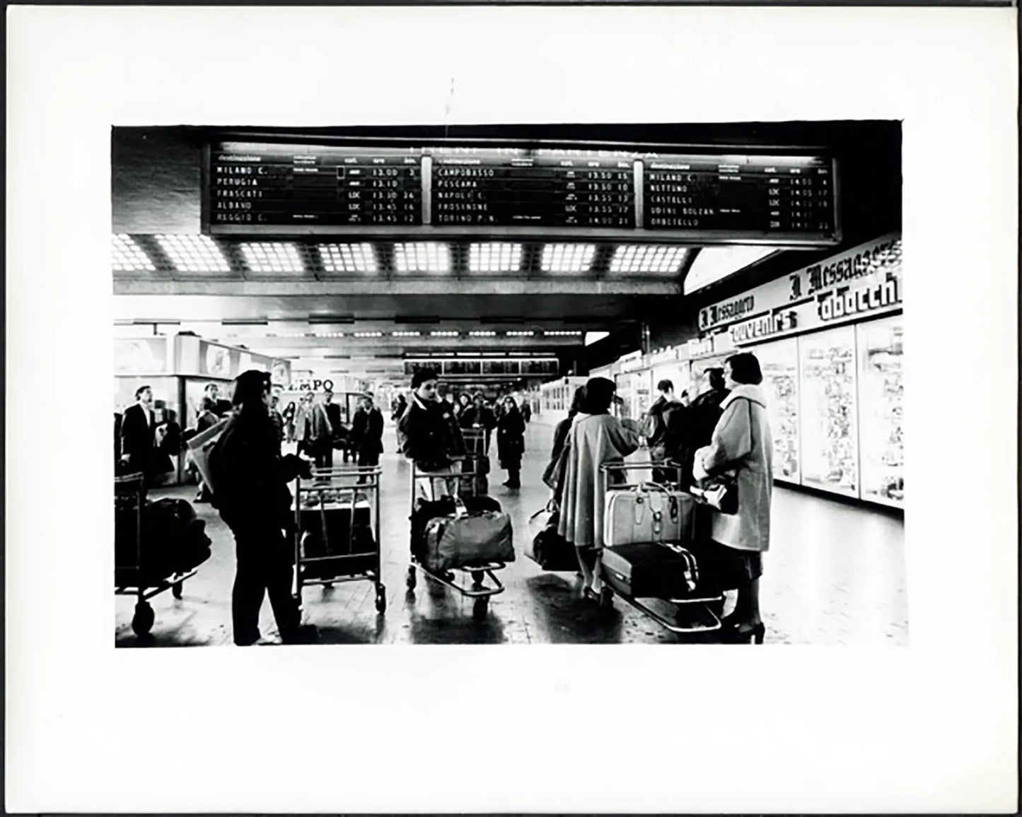 Stazione Termini Roma anni 90 Ft 37731 - Stampa 24x30 cm - Farabola Stampa ai sali d'argento
