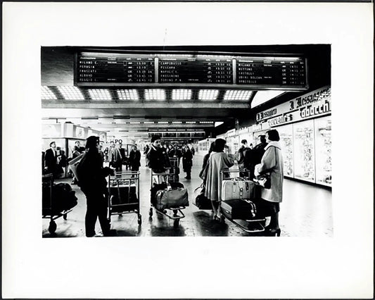 Stazione Termini Roma anni 90 Ft 37731 - Stampa 24x30 cm - Farabola Stampa ai sali d'argento