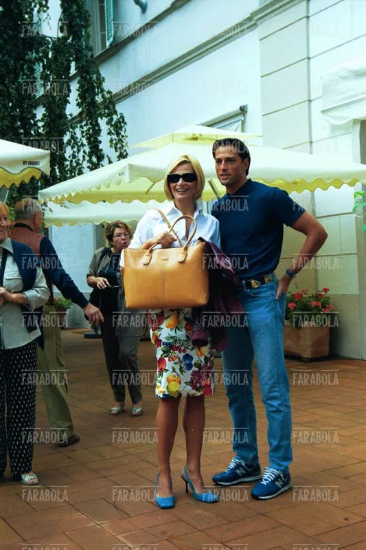 Stefano Bettarini e Simona Ventura, Miss Italia, 1999 - Farabola Immagine digitale