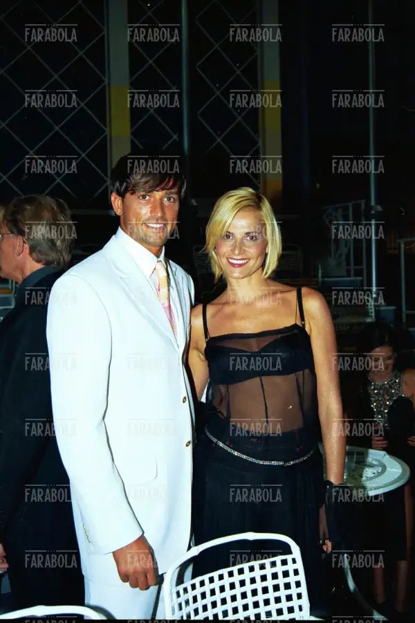 Stefano Bettarini e Simona Ventura, Miss Italia, 1999 - Farabola Immagine digitale