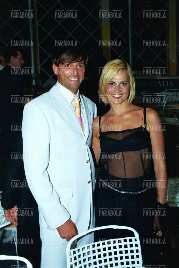 Stefano Bettarini e Simona Ventura, Miss Italia, 1999 - Farabola Immagine digitale