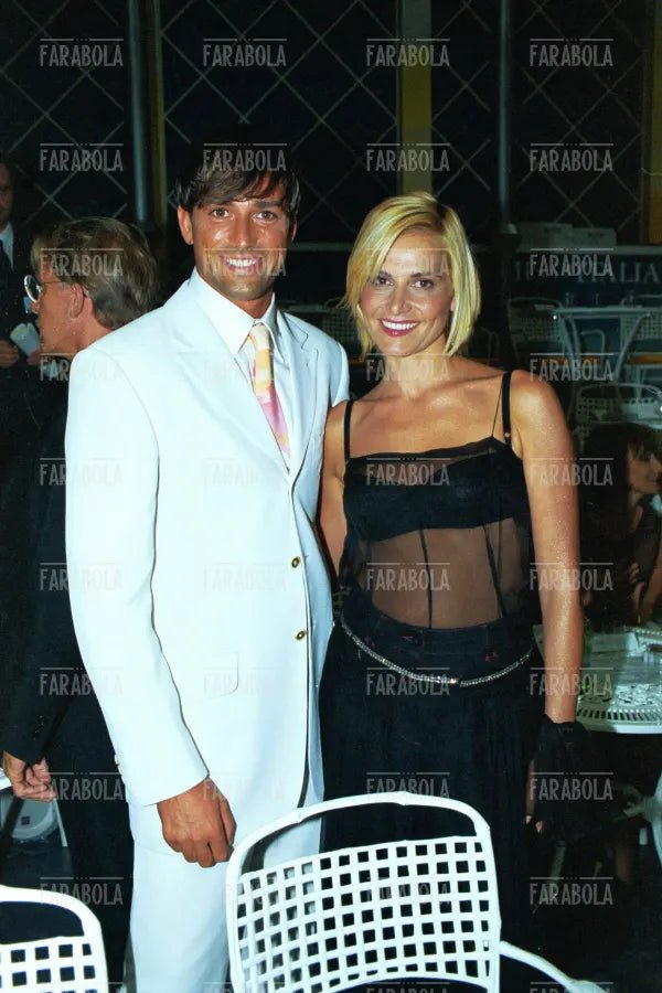 Stefano Bettarini e Simona Ventura, Miss Italia, 1999 - Farabola Immagine digitale