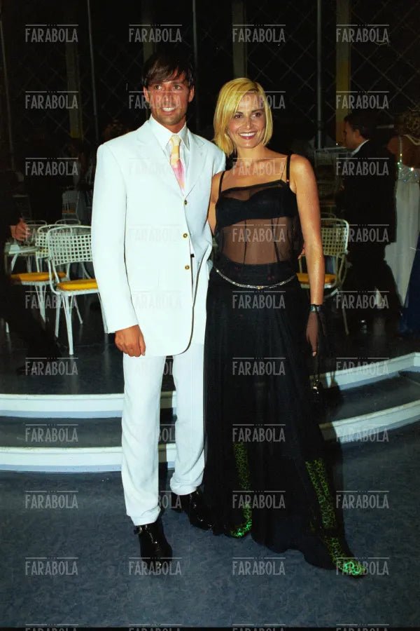 Stefano Bettarini e Simona Ventura, Miss Italia, 1999 - Farabola Immagine digitale