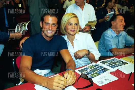 Stefano Bettarini e Simona Ventura, Miss Italia, 1999 - Farabola Immagine digitale