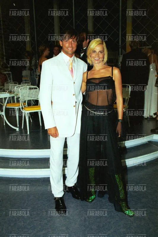 Stefano Bettarini e Simona Ventura, Miss Italia, 1999 - Farabola Immagine digitale