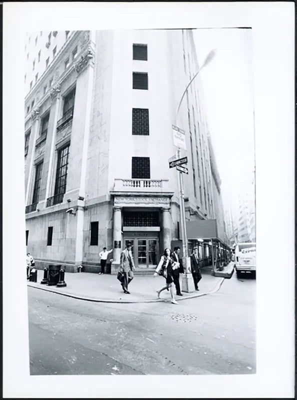 Stock Exchange a New York anni 90 Ft 37677 - Stampa 24x18 cm - Farabola Stampa ai sali d'argento