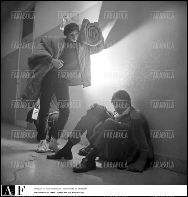 Studenti durante l'occupazione dell'Istituto Ettore Conti, Milano, 1968 - Farabola Immagine digitale