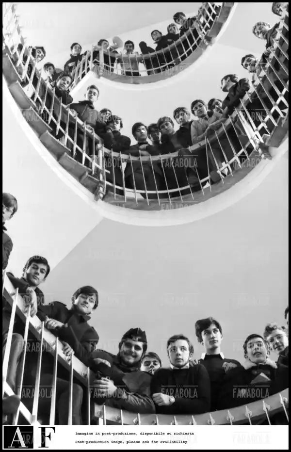 Studenti occupano l'Istituto Ettore Conti, Milano, 1968 - Farabola Immagine digitale
