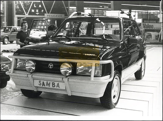 Talbot - Samba Salone Auto Parigi 1982 Ft 37158 - Stampa 24x18 cm - Farabola Stampa ai sali d'argento