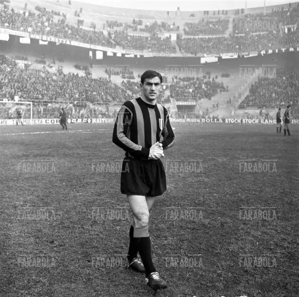Tarcisio Burgnich, Inter vs Fiorentina, 1963 - Farabola Immagine digitale