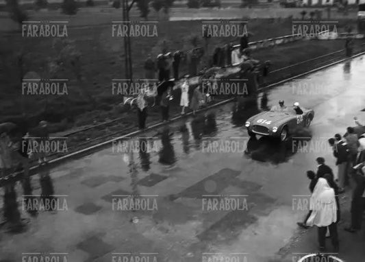 Taruffi su Ferrari 340, Mille Miglia, 1952 - Farabola Immagine digitale