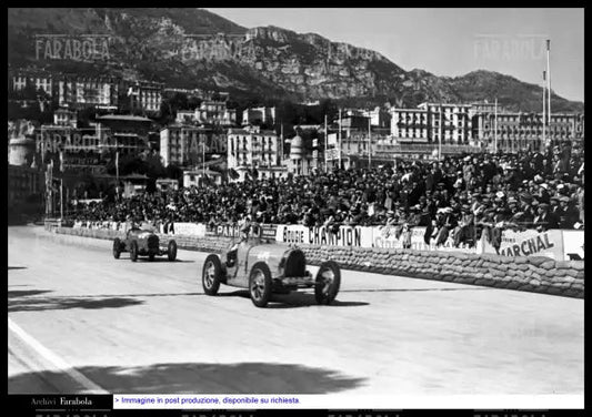 Tazio Nuvolari al Gp di Monaco, 1933 - Farabola Immagine digitale