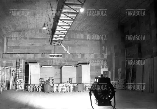 Teatro di posa Icet a San Cristoforo, Milano, anni 40 - Farabola Immagine digitale
