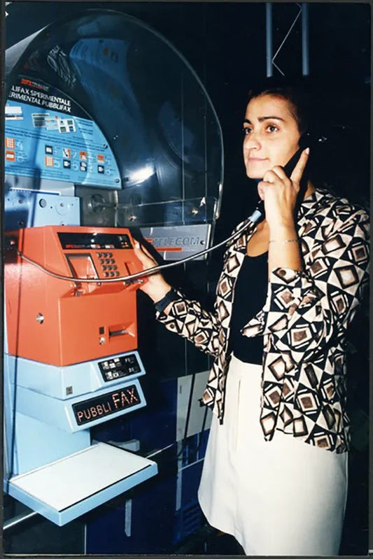 Telefono pubblico con fax 1998 Ft 37297 - Stampa 18x27 cm - Farabola Stampa in digitale