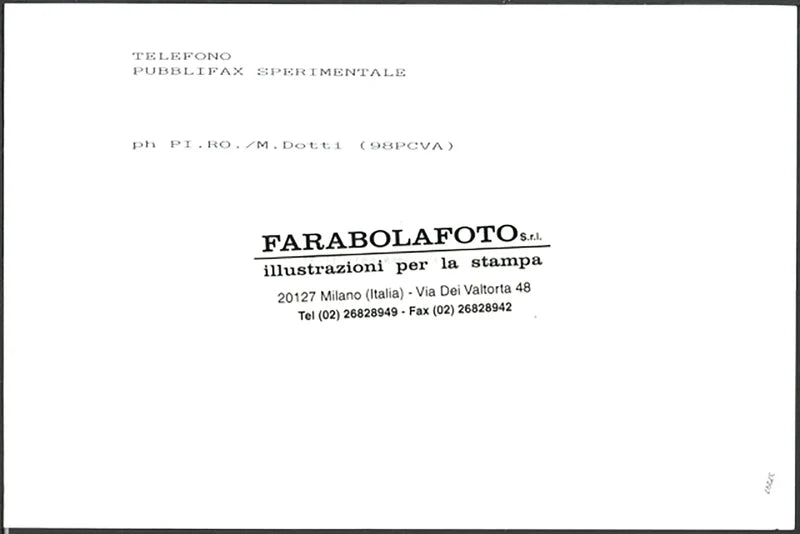 Telefono pubblico con fax 1998 Ft 37297 - Stampa 18x27 cm - Farabola Stampa in digitale