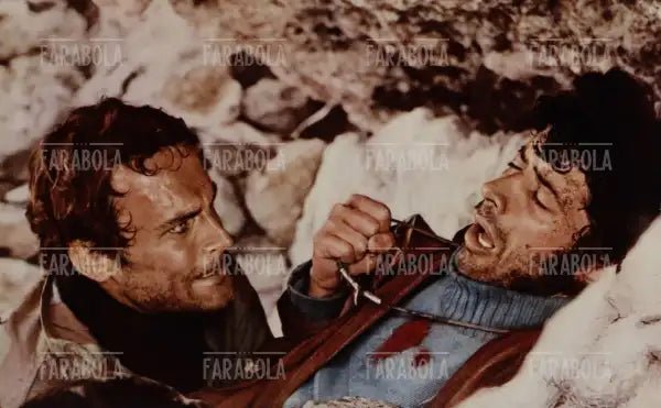 Terence Hill e Don Backy in una scena del film Barbagia - La società del malessere, 1969 - Farabola Immagine digitale