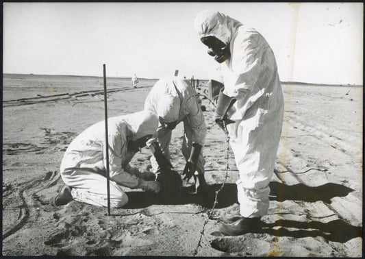 Test bomba nucleare a Reggane 1959 Ft 3325 - Stampa 18x13 cm - Farabola Stampa ai sali d'argento