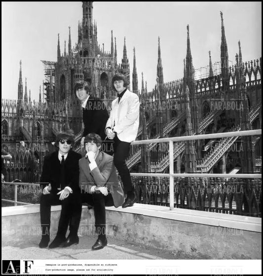 The Beatles al Duomo, Concerto dei Beatles, Milano, 1965 - Farabola Immagine digitale