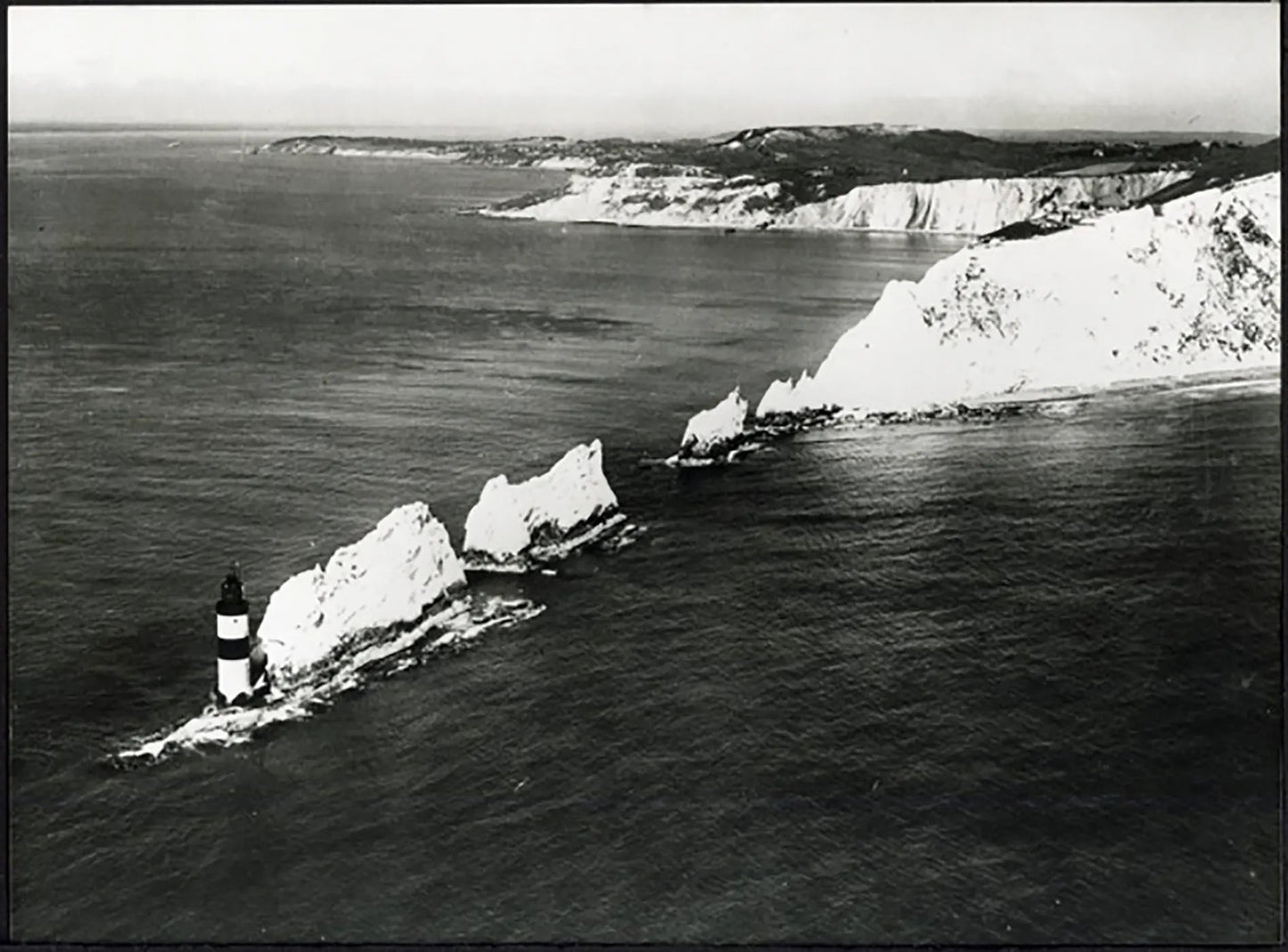The Needles all'isola di Wight anni 60 Ft 38030 - Stampa 24x18 cm - Farabola Stampa ai sali d'argento