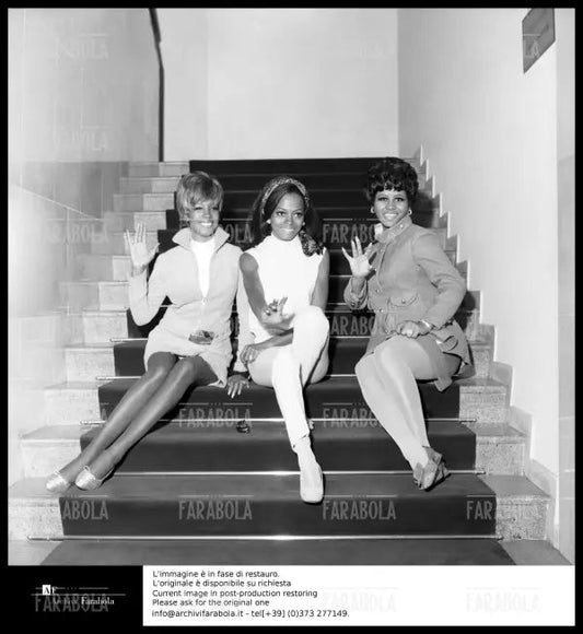 The Supremes, Milano, 1968 - Farabola Immagine digitale