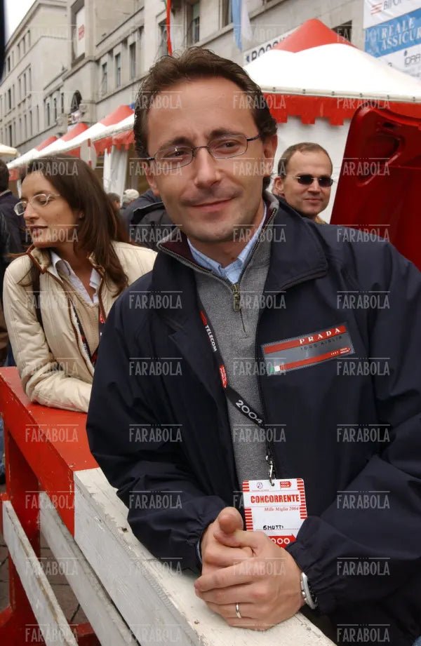 Thomas Gnutti con la moglie, Mille Miglia, 2004 - Farabola Immagine digitale