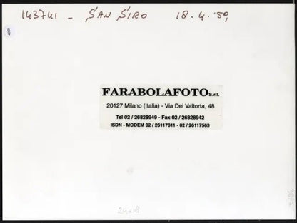 Tifosi del Torino 1959 Ft 4001 - Stampa 24x18 cm - Farabola Stampa ai sali d'argento (anni 90)