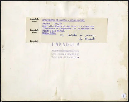 Tiro deviato di Bugatti Milan - Napoli 1957 Ft 4332 - Stampa 21x27 cm - Farabola Stampa ai sali d'argento