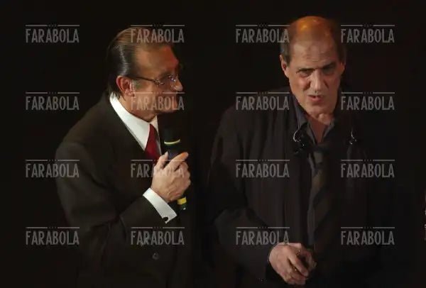 Tony Renis e Adriano Celentano, Festival di Sanremo, 2004 - Farabola Immagine digitale