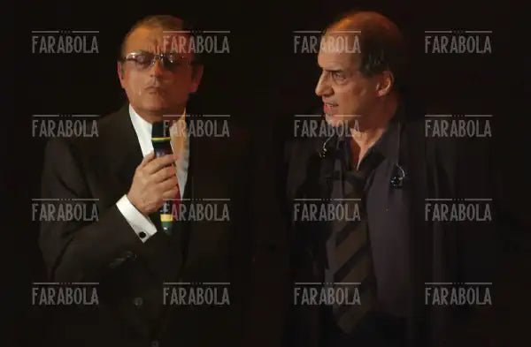 Tony Renis e Adriano Celentano, Festival di Sanremo, 2004 - Farabola Immagine digitale