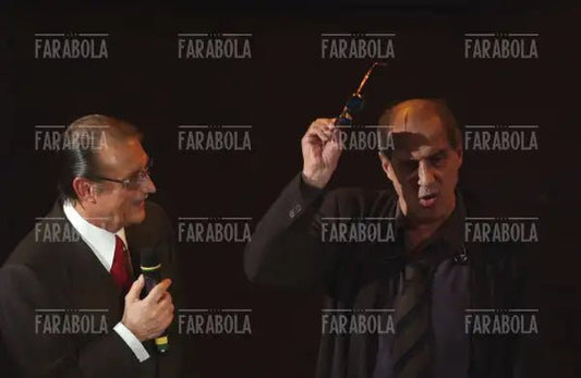 Tony Renis e Adriano Celentano, Festival di Sanremo, 2004 - Farabola Immagine digitale