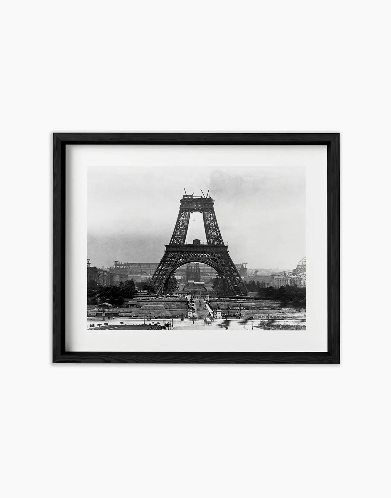 Torre Eiffel in costruzione, Parigi 1888 - Farabola Fotografia