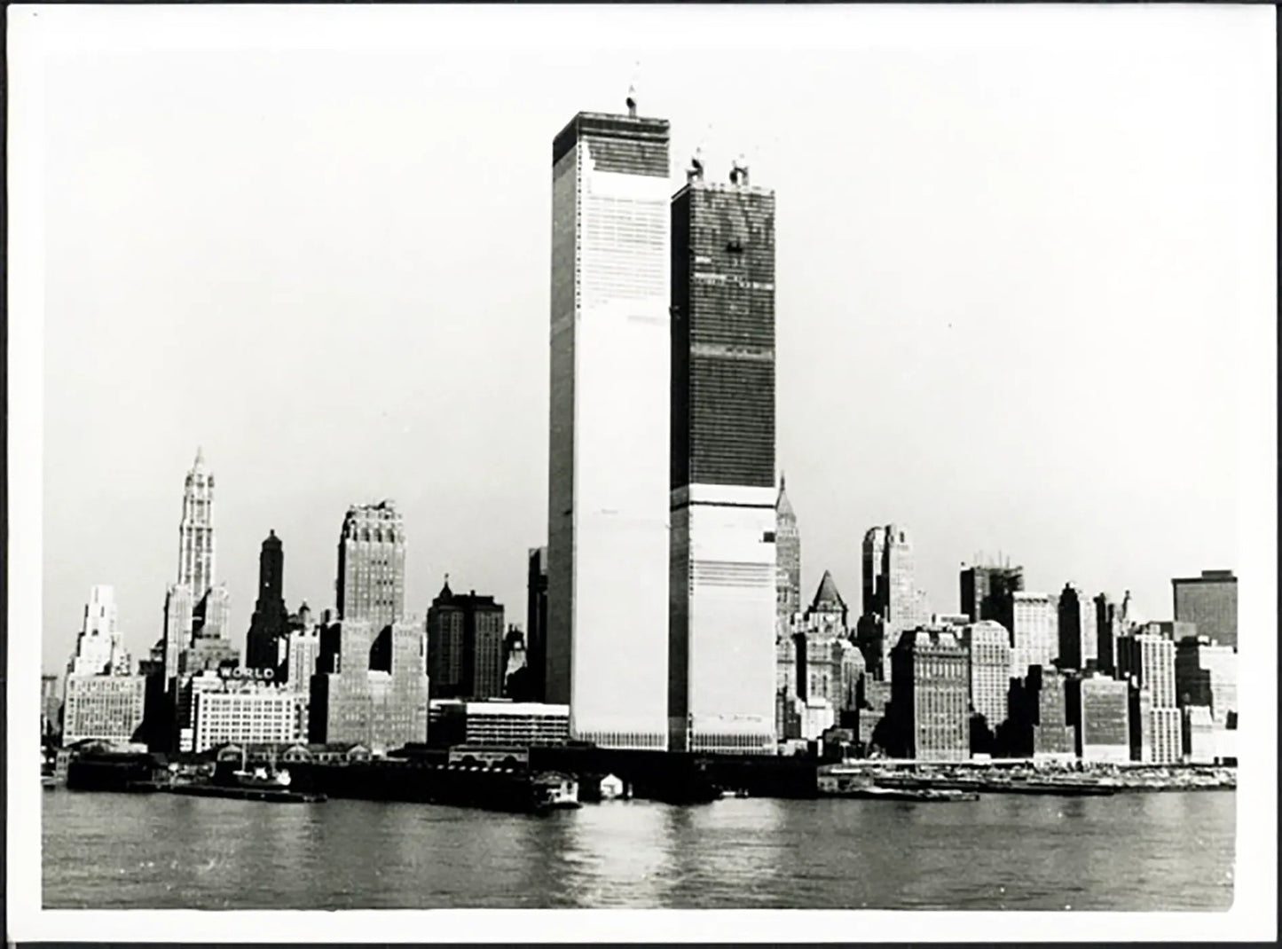 Torri Gemelle in costruzione a New York 1971 Ft 37941 - Stampa 24x18 cm - Farabola Stampa ai sali d'argento