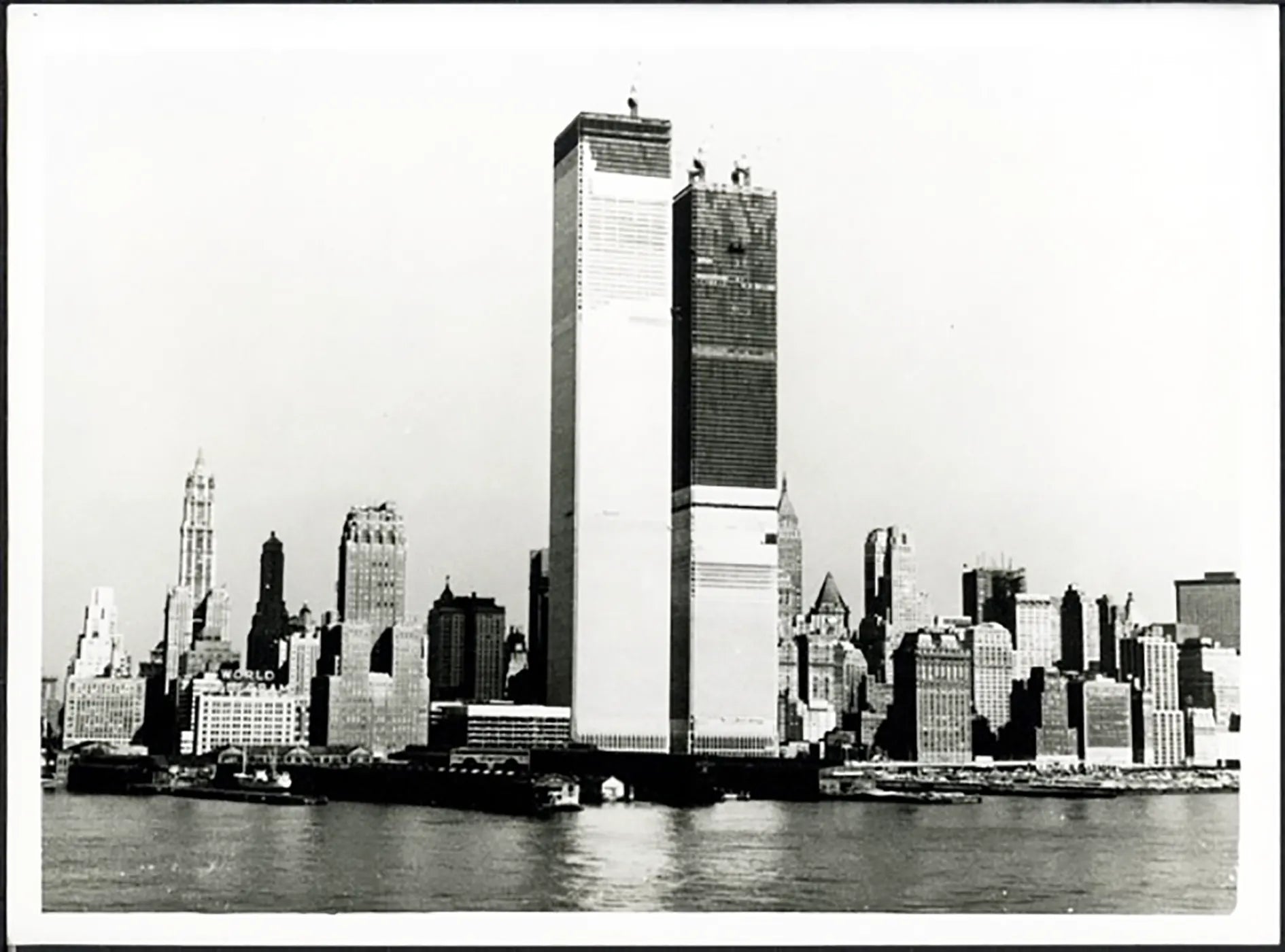 Torri Gemelle in costruzione a New York 1971 Ft 37941 - Stampa 24x18 cm - Farabola Stampa ai sali d'argento