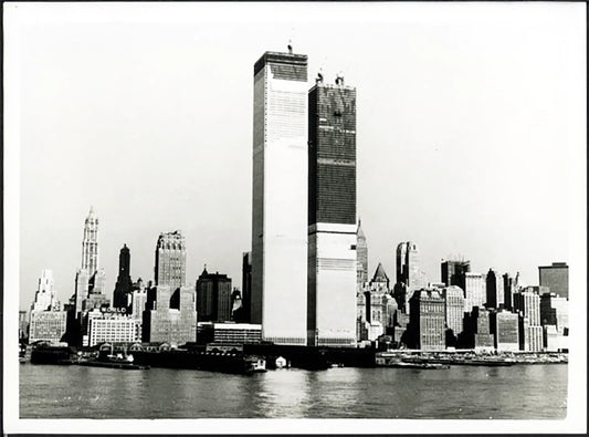 Torri Gemelle in costruzione a New York 1971 Ft 37941 - Stampa 24x18 cm - Farabola Stampa ai sali d'argento