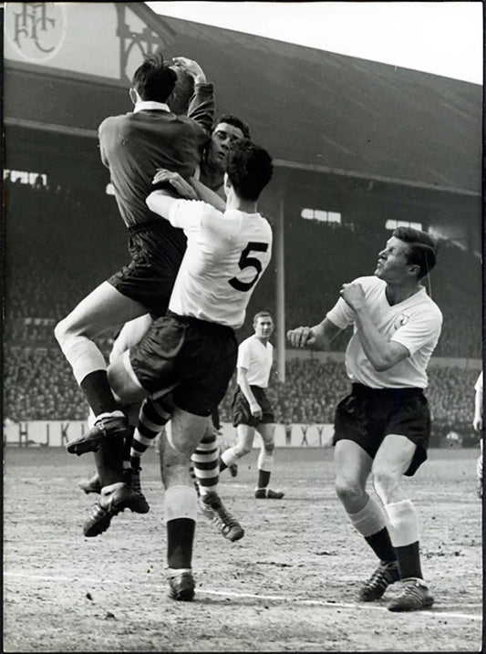 Tottenham vs Sheffield 1960 Ft 5733 - Stampa 21x15 cm - Farabola Stampa ai sali d'argento