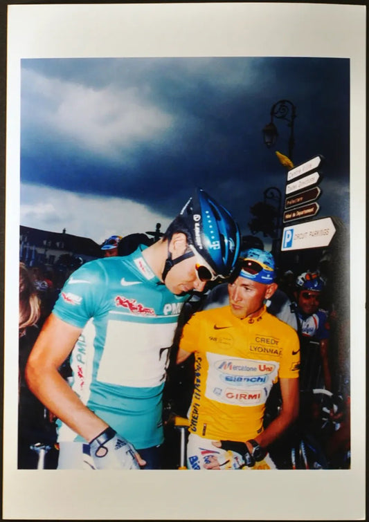 Tour de France 1998 Pantani e Zabel Ft 2394 - Stampa 20x25 cm - Farabola Stampa digitale