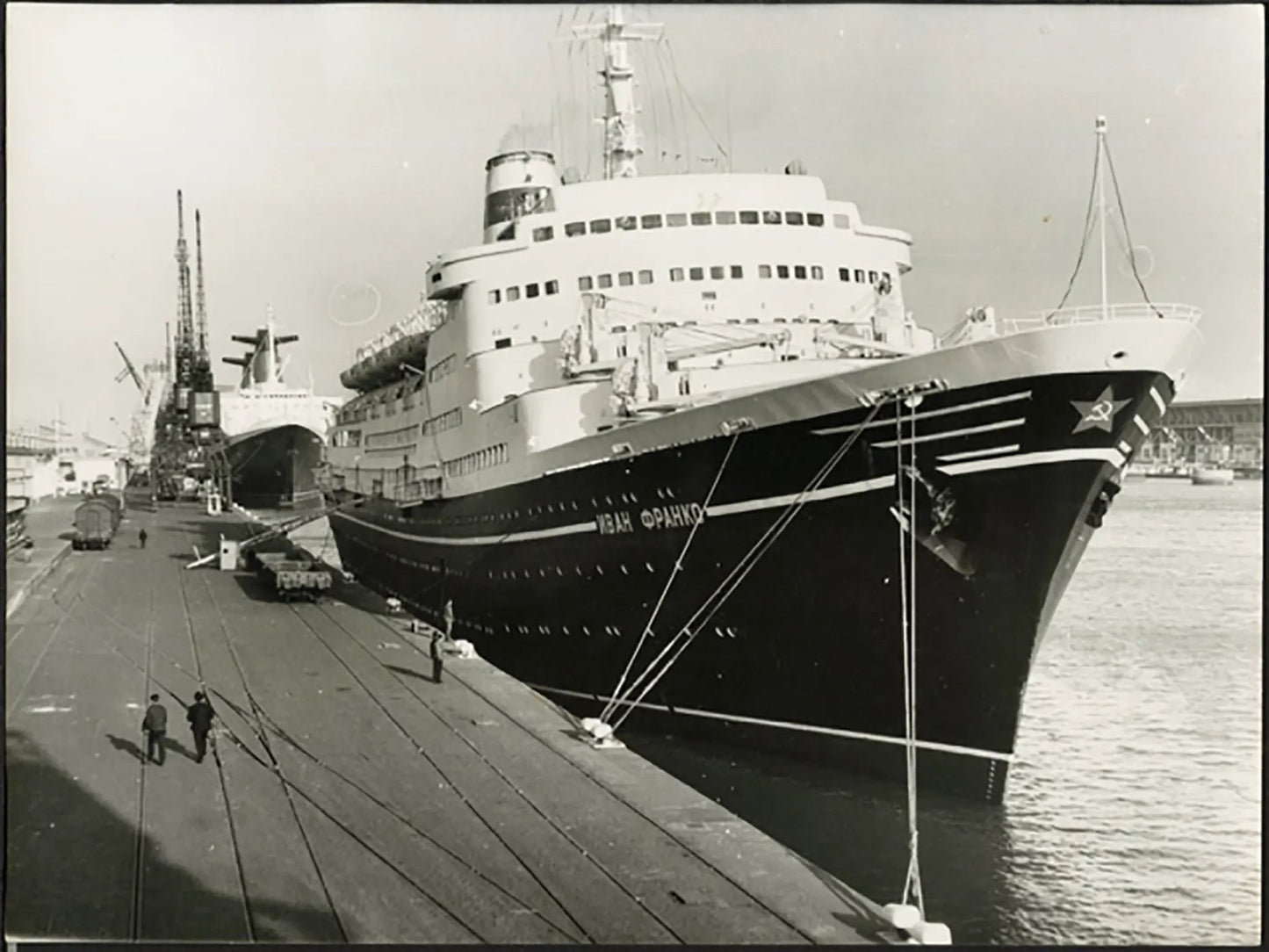 Transatlantico russo Ivan Franko 1967 Ft 36970 - Stampa 24x18 cm - Farabola Stampa ai sali d'argento