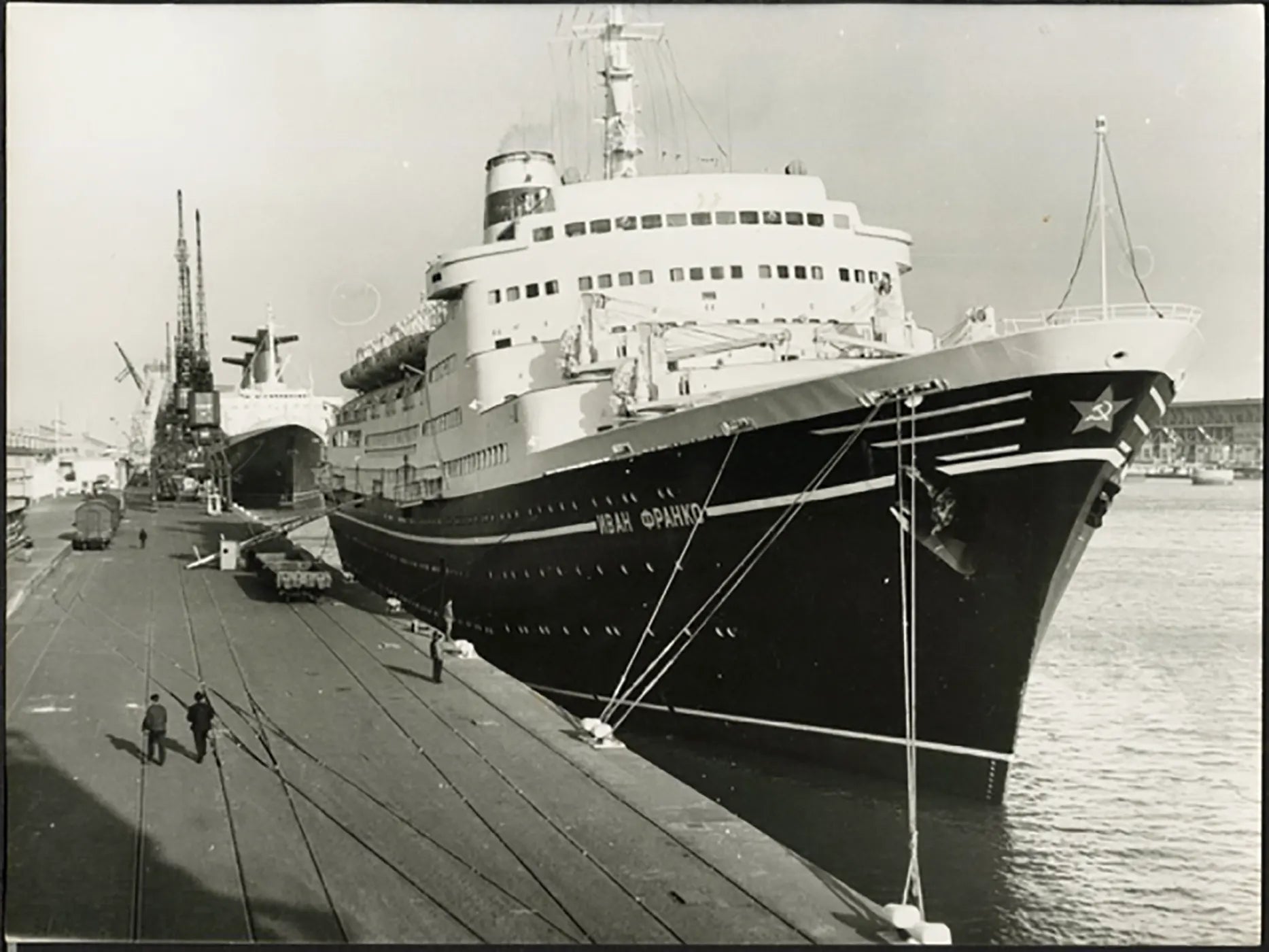 Transatlantico russo Ivan Franko 1967 Ft 36970 - Stampa 24x18 cm - Farabola Stampa ai sali d'argento