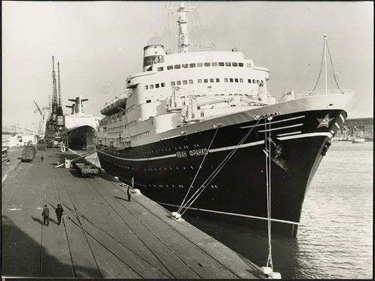 Transatlantico russo Ivan Franko 1967 Ft 36970 - Stampa 24x18 cm - Farabola Stampa ai sali d'argento