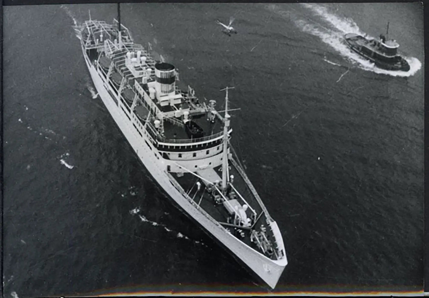 Transatlantico sovietico Baltika 1960 Ft 36588 - Stampa 11x16 cm - Farabola Stampa ai sali d'argento