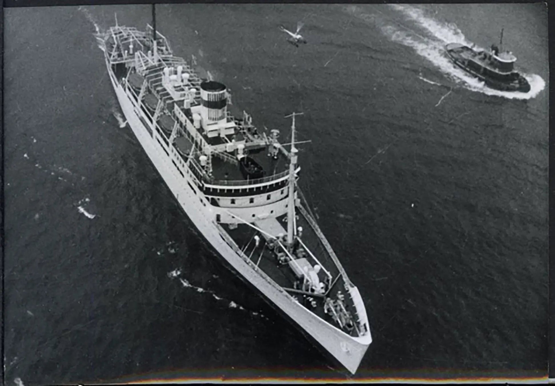 Transatlantico sovietico Baltika 1960 Ft 36588 - Stampa 11x16 cm - Farabola Stampa ai sali d'argento