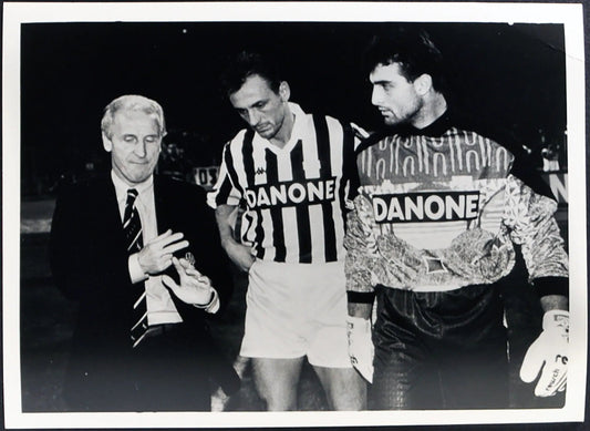 Trapattoni Kohler e Peruzzi Juventus 1994 Ft 2623 - Stampa 24x18 cm - Farabola Stampa ai sali d'argento